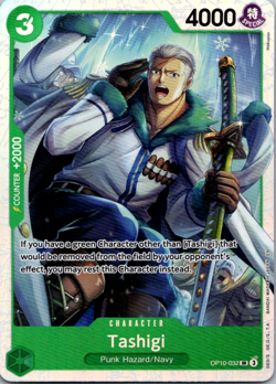 One Piece TCG Tashigi OP10-032 SR NM English Royal Blood - Image 1