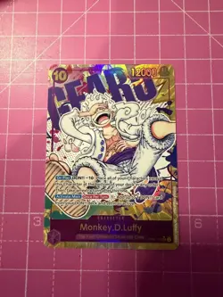 Monkey D Luffy OP05-119 SEC Alt Art One Piece Awakening Of The New Era ENG Fresh - Image 1