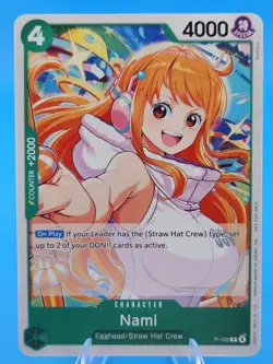 One Piece TCG Nami P-102 Tournament Participation 2026 Alt Art English NM - Image 1