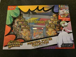 Pokemon Ascended Heroes Premium Poster Collection Mega Gardevoir New Sealed - Image 1