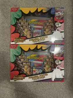 2x Pokemon Ascended Heroes Premium Poster Collection Mega Gardevoir -NEW SEALED - Image 1
