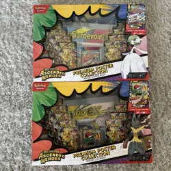 Pokemon Ascended Heroes Premium Poster Collection Mega Lucario/Gardevoir Bundle - Image 1