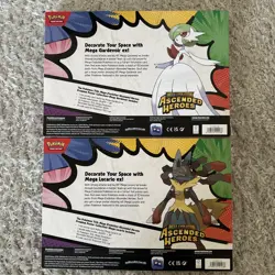 Pokemon Ascended Heroes Premium Poster Collection Mega Lucario/Gardevoir Bundle - Image 2