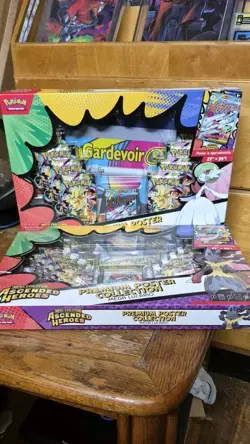 Pokemon Ascended Heroes Premium Poster Collection Mega Lucario/Gardevoir Bundle - Image 1