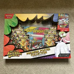 Pokemon Ascended Heroes Premium Poster Collection Mega Gardevoir New Sealed - Image 1