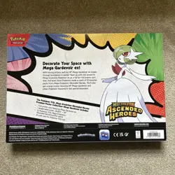 Pokemon Ascended Heroes Premium Poster Collection Mega Gardevoir New Sealed - Image 3