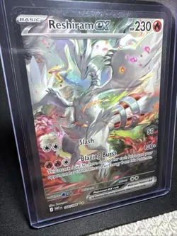 Pokemon TCG Reshiram EX White Flare Card 166/086 Near Mint Condition - Image 3