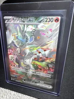 Pokemon TCG Reshiram EX White Flare Card 166/086 Near Mint Condition - Image 4