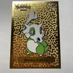 SHINING CUBONE Non-TCG 2024 SHINY POKEMON Card Kanto Peru Foil NM - Image 1