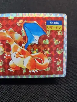 Pokemon Jap Charizard Prism Holo Art Card Japanese Style Display Piece - Image 3