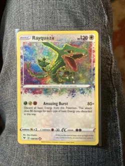Pokemon Card TCG - Rayquaza 138/185 Amazing Rare Vivid Voltage Near Mint - Image 2