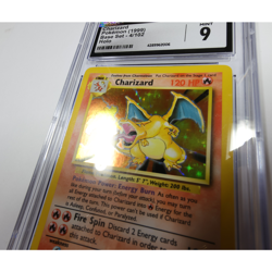 CGC 9 MT 1999 Pokemon 4/102 Charizard Holo Rare Base Set Card #57507L - Image 4