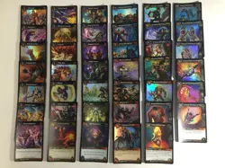 Partial World of Warcraft Battle of the Aspects treasure set 41/75 cards LP-NM - Image 1