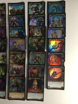Partial World of Warcraft Battle of the Aspects treasure set 41/75 cards LP-NM - Image 3