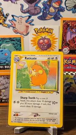 Pokemon 2001 Raticate Southern Islands #6/18 Card LP+ - Image 1