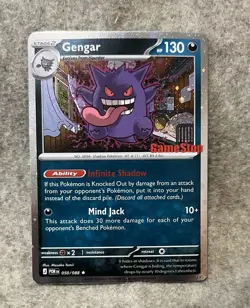 Gengar 050/088 Stamped Gamestop Promo With*SWIRL* Card Perfect Order Pokemon TCG - Image 1