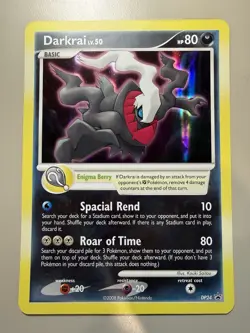Pokemon TCG - Jumbo Holo Darkrai Promo Card - DP24 2008 - Near Mint - Image 1