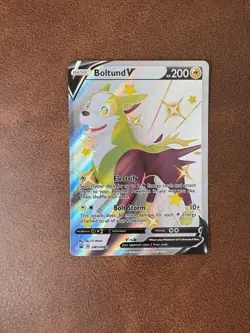 Pokemon Card Shiny Boltund V SWSH085 Black Star Promo Holo M/MM - Image 1
