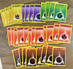 Energy Playset Lot 32Cards - Base Set/BS2 - NM/LP - EN - Bonus Shadowless Energy - Image 1