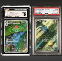 PSA 10 Pokemon 151 Bulbasaur Ivysaur 166/165 + 167/165 SV2a Japanese Cards CGC - Image 1