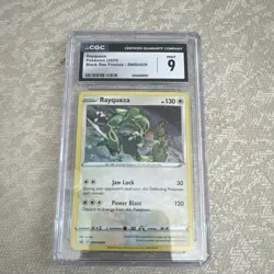 Pokemon Rayquaza CGC 9 Promo Black Star SWSH029 English Card 2020 - Image 1