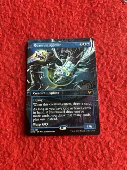 Magic: The Gathering Quantum Riddler EOE Creature Sphinx 4/6 Blue Cacho Rubione - Image 1