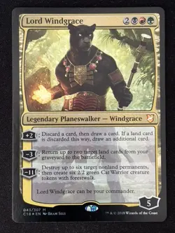 1x MTG Lord Windgrace (Foil) - Commander 2018 (C18) #43 - Magic the Gathering - Image 1