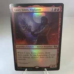 Casey Jones, Vigilante Rare Legendary Creature 0088 TMNT Red Foil 4/3 - Image 1