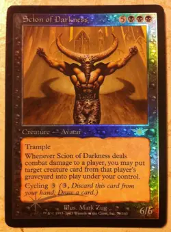 Foil Scion of Darkness - Legions - Magic: The Gathering - Image 1