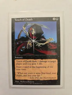 Touch of Death - Fifth Edition - LP - MTG Magic - Common - Sorcery - Image 1