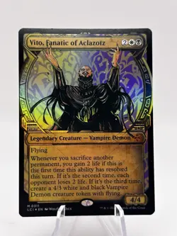 Vito, Fanatic of Aclazotz 0311 Showcase Foil Lost Caverns of Ixalan LCI MTG NM - Image 1