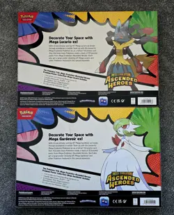 Pokemon TCG Ascended Heroes Premium Poster Collection Gardevoir and Lucario - Image 2