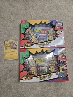 Pokemon TCG Ascended Heroes Premium Poster Collection Lucario & Gardevoir + Prom - Image 1