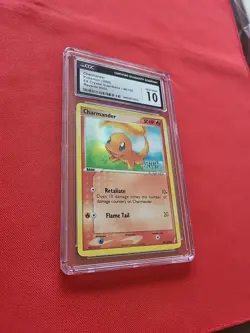 GEM MINT Pokemon: Charmander #48/100 Reverse Holo EX Crystal Guardians 2006 -CGC - Image 5