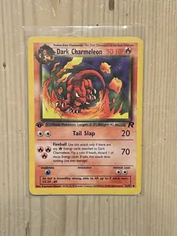 Pokemon Dark Charmeleon TCG Team Rocket 32/82, Regular 1st Edition Uncommon Card - Image 1