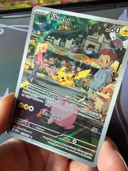 Pikachu - 173/165 - English 151 - Pokemon TCG NM Card IR Illustration Rare #1 - Image 4