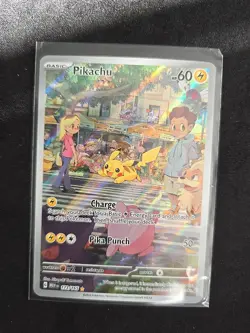 Pikachu 173/165 151 ENGLISH NM POKEMON TCG CARD Illustration - Image 1