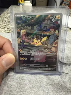 Pikachu 173/165 MEW-en SV:151 Illustration Rare Pokemon TCG NM - Image 1