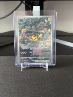 Pikachu 173/165 Illustration Pokemon TCG Scarlet & Violet 151 English Card NM - Image 2