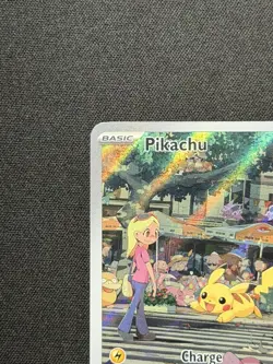 Pikachu 173/165 Illustration Pokemon TCG Scarlet & Violet 151 English Card NM - Image 4