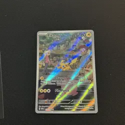 Pikachu 173/165 Illustration Pokemon TCG Scarlet & Violet 151 English Card NM - Image 1