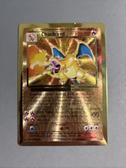 Pokemon Celebrations Gold Metal Charizard Card 4/102 Ultra Premium Collection - Image 3