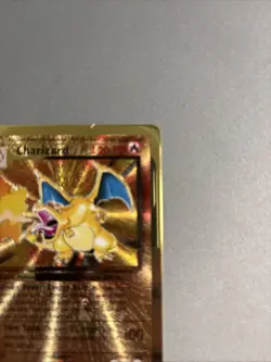 Pokemon Celebrations Gold Metal Charizard Card 4/102 Ultra Premium Collection - Image 5