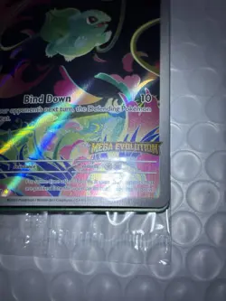 Pokemon Bulbasaur 133/132 Mega illustration Rare Art Stamped Holo Card sealed - Image 5