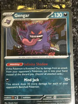 Gengar 050/088 EB Games Promo English Sealed Mint - Pokemon TCG Card - Image 1