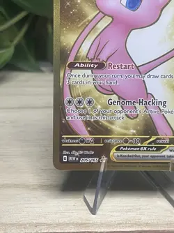 Mew ex 205/165 Hyper Rare Gold 151 Pokemon Card NM - Image 5