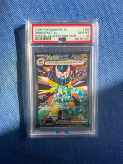 Pokemon Dragapult ex Prismatic Evolutions Special Illustration Rare #165 PSA 10 - Image 1