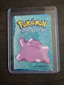 Ditto #132 2000 Pokemon Vending Prism Holo Sticker Card - Image 1