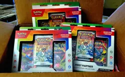 3 Boxes - Pokemon TCG First Partner Illustration Collection Series 1 New Sealed - Image 1