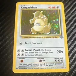 Pokemon TCG Kangaskhan Holo Rare Jungle 5/64 Lightly Played - Image 1